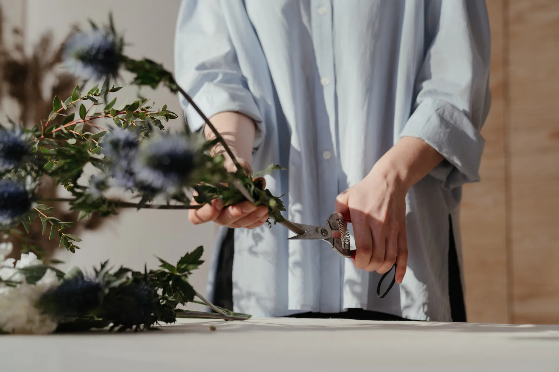 Christmas Wreath Making - 2 hour Course - Cardiff Bay at Willcox House