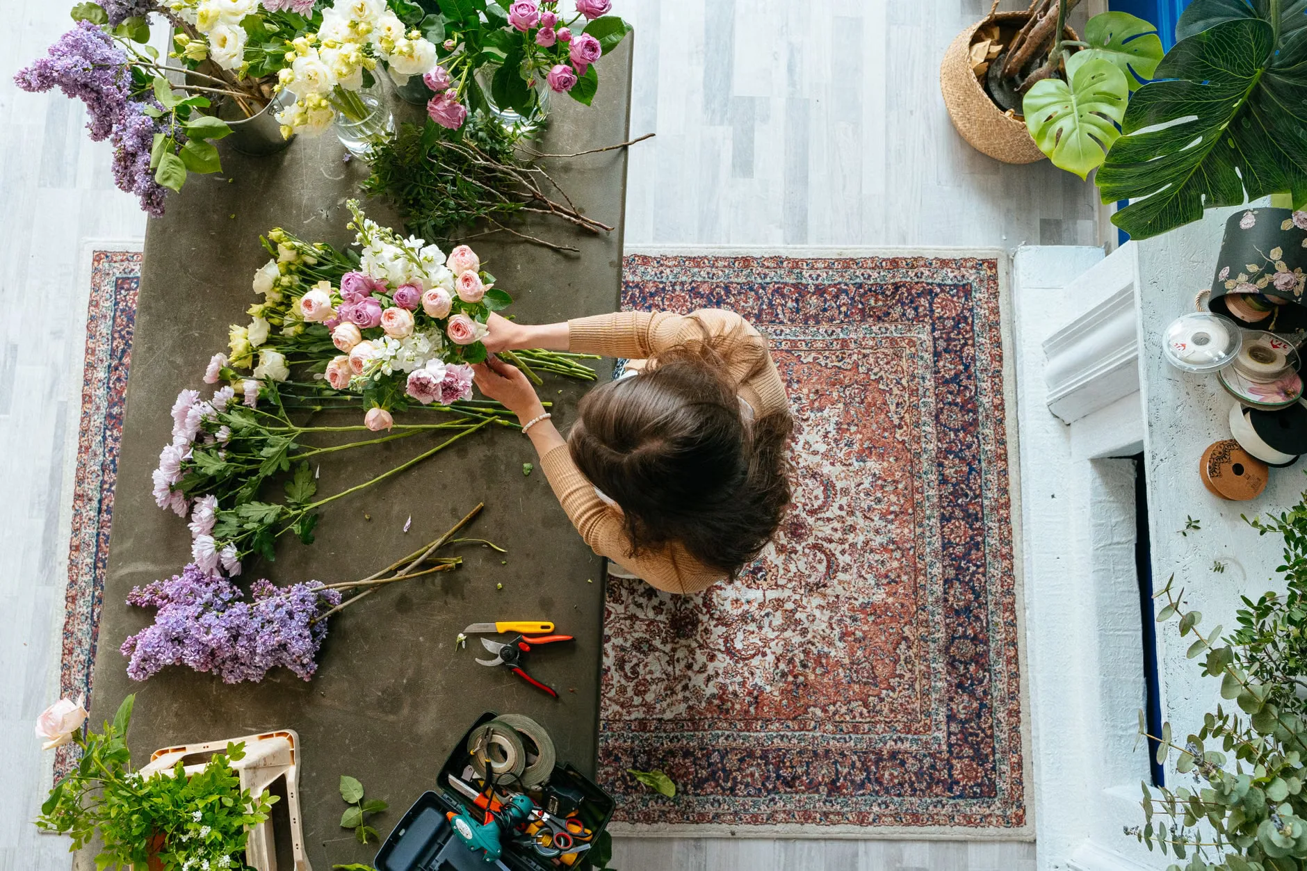 Vintage Floriography Flower Arranging Workshop at Clumber Park