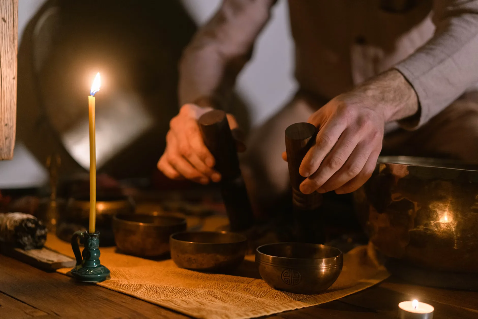 Candlelit Sound Bath at Old Heathcoat School Community Centre