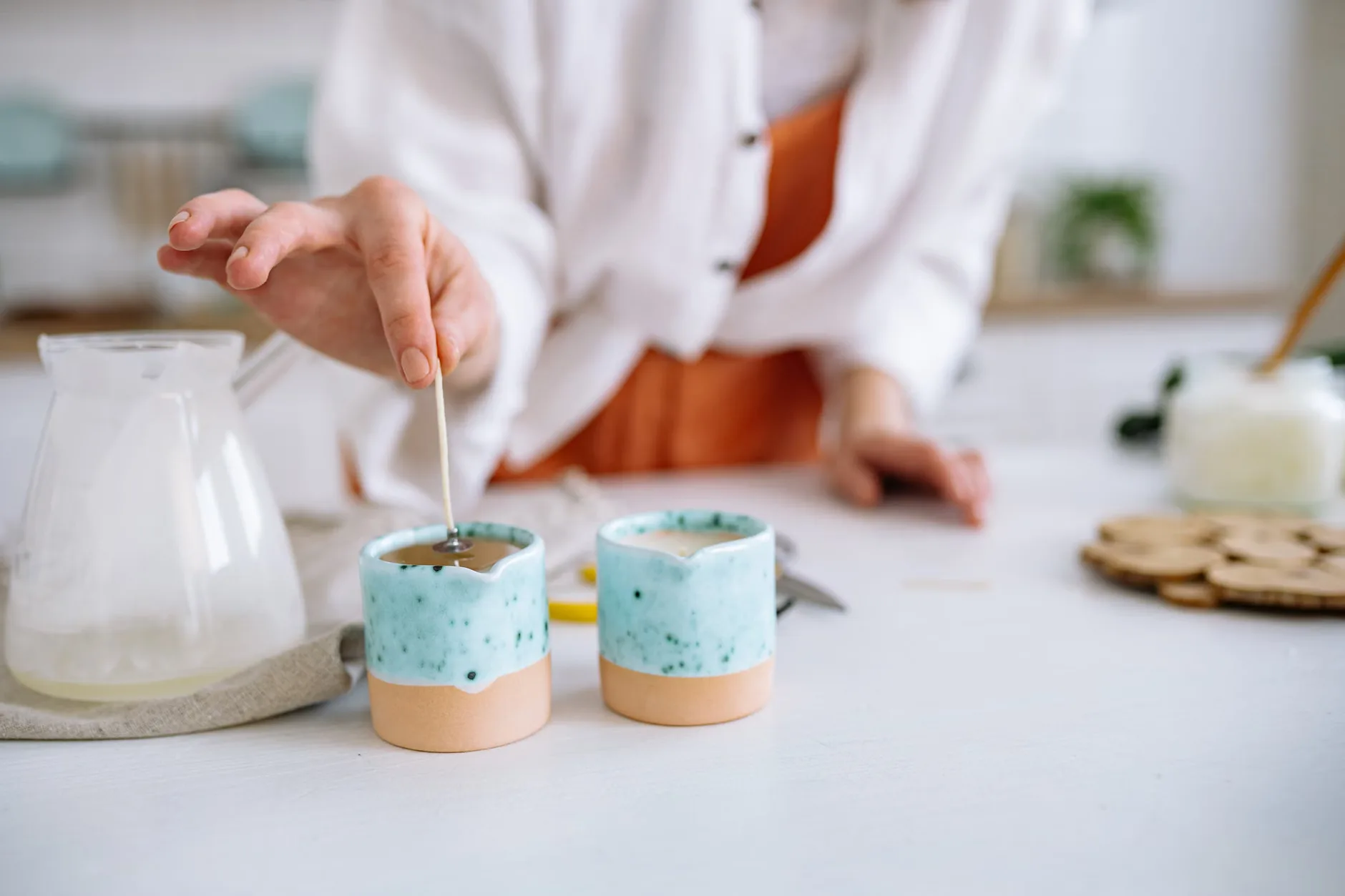 Autumn Candle Making Workshop at Creative Babes Club Studios