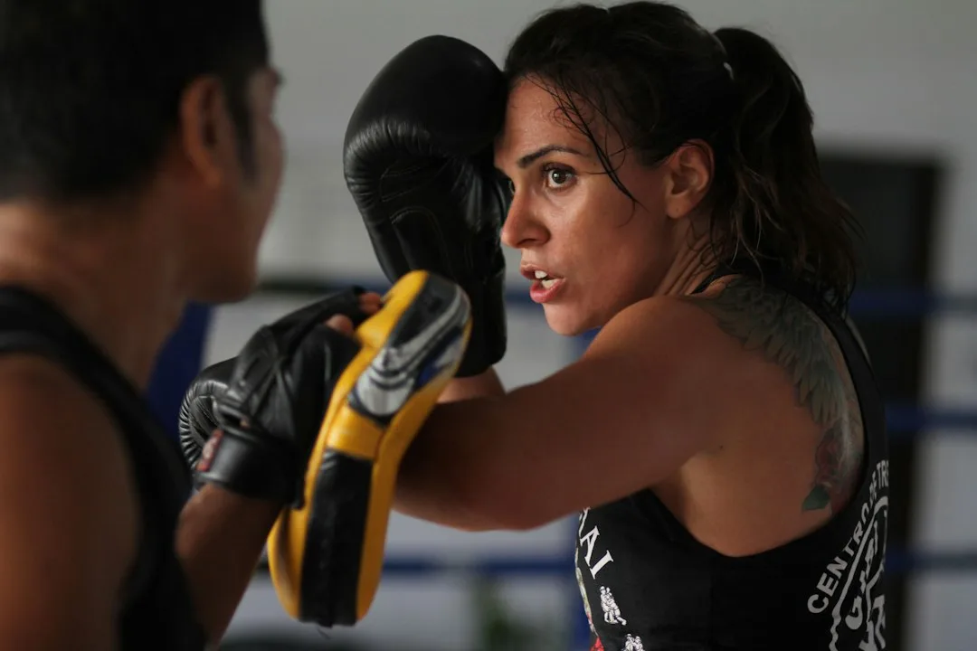 Women’s only boxing for self-defence class at Centurions Boxing Club