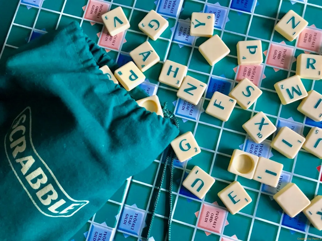 Play Scrabble in Menston Library at Menston Library