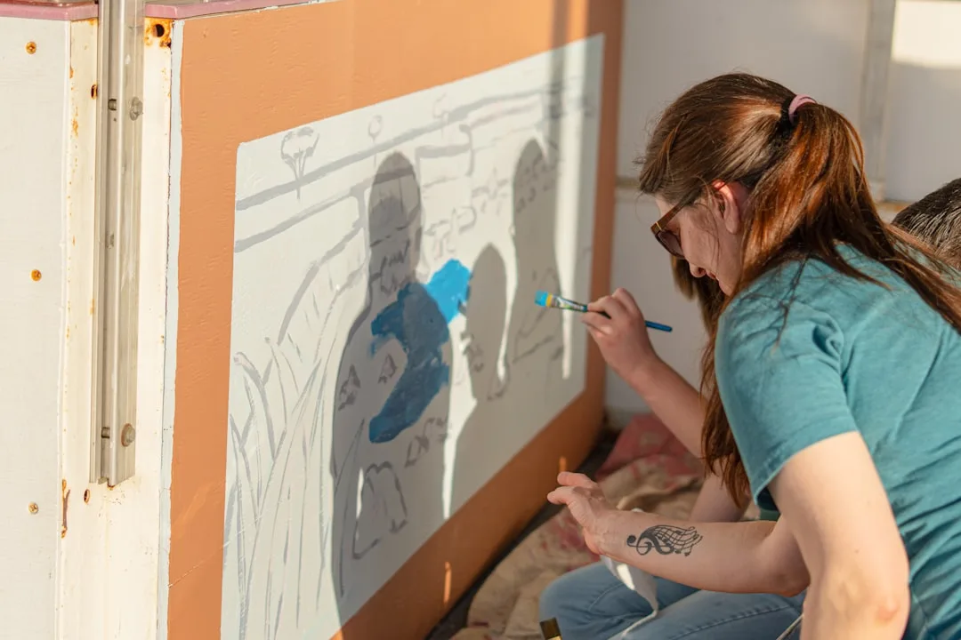 TEACHING ART at Greenmount Old School Community Centre