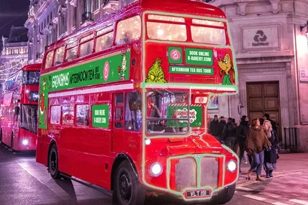 The Grinchmas Afternoon Tea Bus Tour for Two Adults and One Child at Victoria