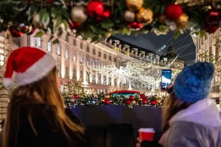 The Original Christmas Lights Bus Tour and Thames Cruise for Two