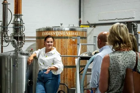 The Spirit of Wales Guided Distillery Tour with Tastings for Two at Newport