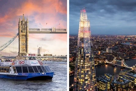 The View from The Shard and Thames Sightseeing Cruise for Two at Westminster Pier