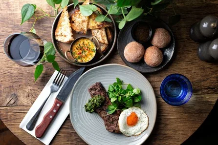 Three Course Pre-Theatre Dining for Two at Riding House Café, London