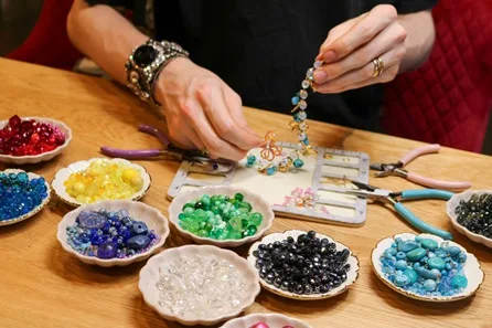 VICKISARGE London Jewellery Making Workshop with Prosecco at London