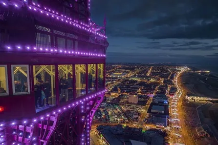 Blackpool Tower Top Visit for Two Adults and One Child at Blackpool