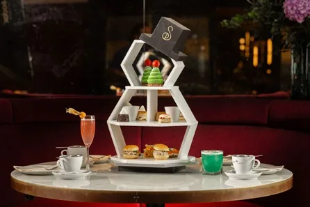 Weekday Frosted Cocoa Afternoon Tea with Fizz for Two at The Strand Palace Hotel at The Strand Palace Hotel
