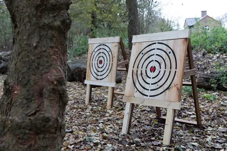 Woodland Axe Throwing at The 5* Grove Hotel at The 5* Grove Hotel, Rickmansworth