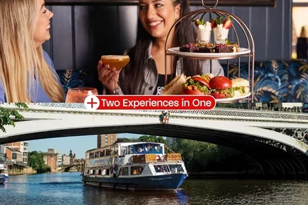 York Sightseeing River Cruise with Slug and Lettuce Afternoon Tea with Cocktail for Two