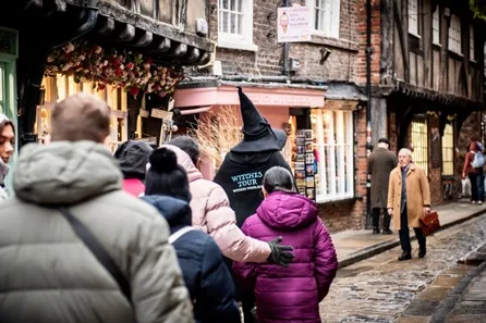 York Witches and History Family Walking Tour for Two Adults and Two Children at York