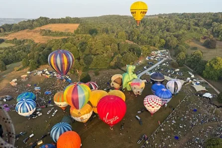 Virgin Hot Air Balloon Flight at Bristol Balloon Fiesta - Saturday 8th August at Bristol Balloon Fiesta - Saturday 8th August