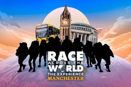 Race Across the World: The Experience in Manchester for Two Adults and One Child