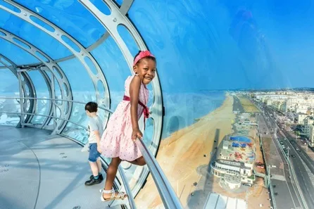 Brighton i360 - Europe’s Tallest Moving Viewing Platform for Two Adults and One Child at Brighton
