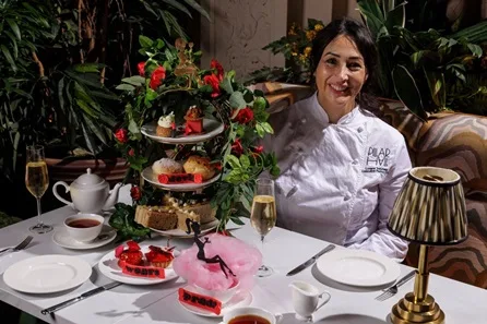 Champagne Afternoon Tea for Two at Idalia at Pillar Hall, London