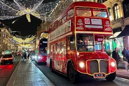 Christmas Afternoon Tea London Bus Tour for Two at Northumberland Avenue