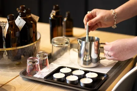 Cotswolds Candle Making Workshop with Cream Tea for Two at Laura Fisher at Laura Fisher