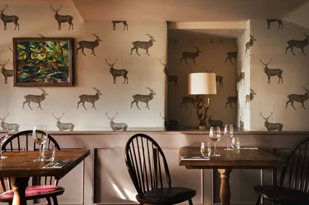 Classic Fish and Chips with Sparkling Wine for Two at The Pilsley Inn, Chatsworth Estate