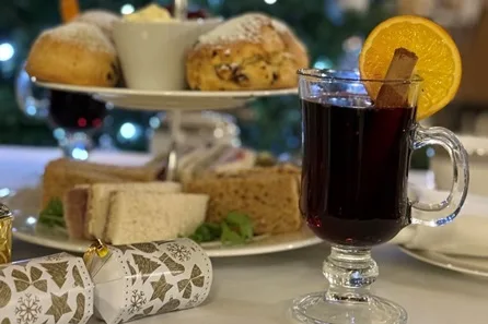 Festive Afternoon Tea with Sparkling or Mulled Wine for Two at DoubleTree by Hilton London Greenwich at DoubleTree by Hilton London Greenwich