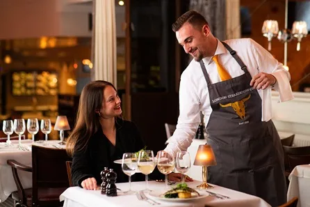 Five Course Gourmet Dinner with Cocktail for Two at Marco Pierre White's London Steakhouse Co at Marco Pierre White's London Steakhouse Co