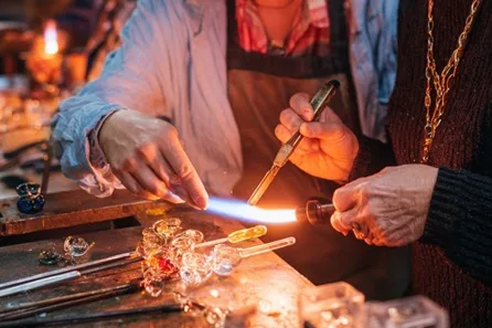 Forge and Form your Own Glass Creation Workshop for Two at Firepetal Studio, London at Firepetal Studio, London