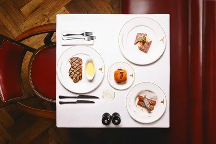 Four Course Dining Experience with Fizz for Two at Marco Pierre White's London Steakhouse Co at Marco Pierre White's London Steakhouse Co