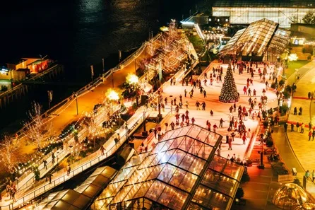 Glide at Battersea Power Station Ice Skating for One Adult and Two Children at Battersea Power Station Ice Skating for One Adult and Two Children