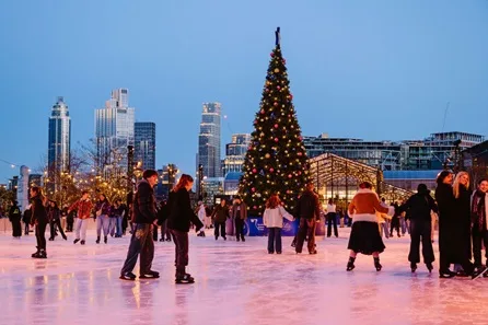 Glide at Battersea Power Station Ice Skating for Two Adults and Two Children at Battersea Power Station Ice Skating for Two Adults and Two Children