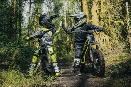 Junior Triumph TXP Electric Motorbike Trial Experience at Powys
