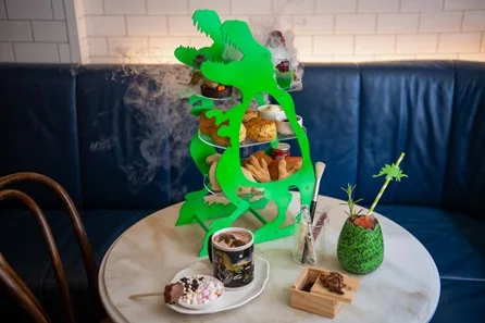 Jurassic Themed Afternoon Tea for Two Adults and One Child at South Kensington