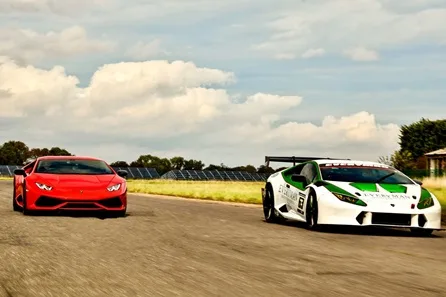 Lamborghini Road vs Race Car Driving Experience — Dover