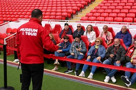 Liverpool FC Tour and Museum Entry with Three Course Dining at the Famous Cavern Restaurant for Two at the Famous Cavern Restaurant for Two