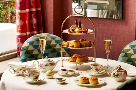 'London Calling' Afternoon Tea with Fizz for Two at Haymarket Hotel with Self-Guided Tour of London Landmarks at Haymarket Hotel with Self-Guided Tour of London Landmarks