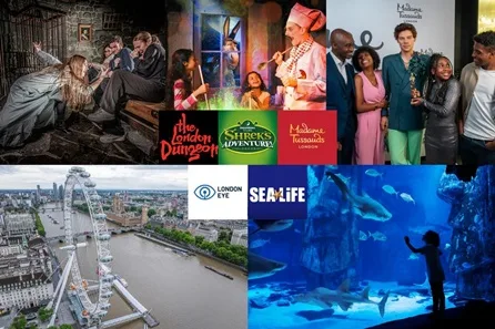 Merlin's Magical London Family Attraction Pass for Four - London Eye, SEA LIFE, Madame Tussauds, Dungeons and Shrek’s Adventure at Westminster