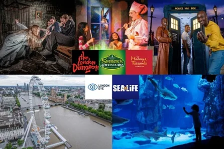 Merlin's Magical London Family Attraction Pass for Four - London Eye, SEA LIFE, Madame Tussauds, Dungeons and Shrek’s Adventure at Westminster