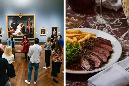 National Gallery Official Highlights Tour and Two Course Lunch with Prosecco at Ochre for Two