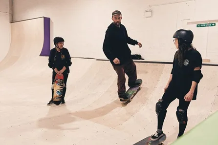 One Hour Indoor Skateboarding Lesson for Two at TR7 Skatepark at TR7 Skatepark, St Austell