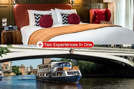 One Night Boutique Break in Historic York and River Cruise with Fish and Chips for Two