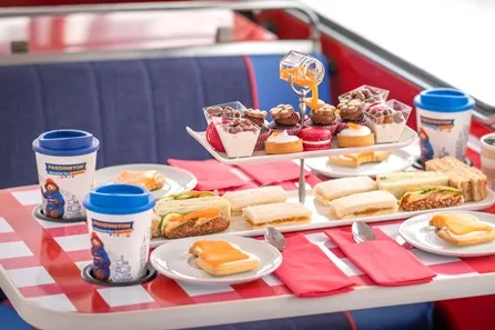 Official Paddington Afternoon Tea Bus Tour for Two Adults by Brigit's Bakery at Northumberland Avenue