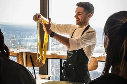 The UK’s Highest Cookery School: Pasta Cookery Masterclass for Two at the Gordon Ramsay Academy, powered by HexClad, London at the Gordon Ramsay Academy, powered by HexClad, London