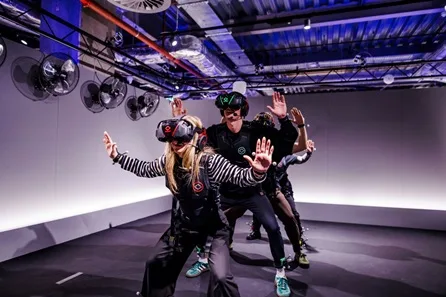 Private Room Full Body VR Experience with Robot Bartender Cocktail for Two at Sandbox VR, Birmingham at Sandbox VR, Birmingham