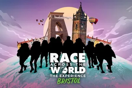 Race Across the World: Bristol, The Experience for Two Adults and One Child at Finish Location