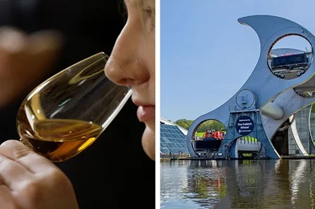 Rosebank Distillery Tour and The Falkirk Wheel Original Boat Tour for Two at Falkirk Wheel