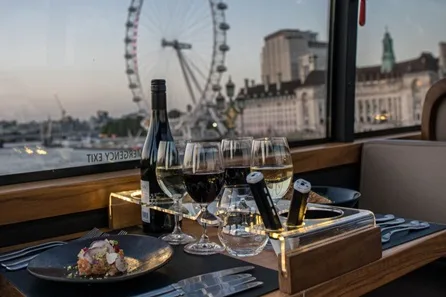 Six Course Dinner with Wine Pairing and Tour for Two aboard the Bustronome, London at Victoria Embankment (outside Embankment Station)