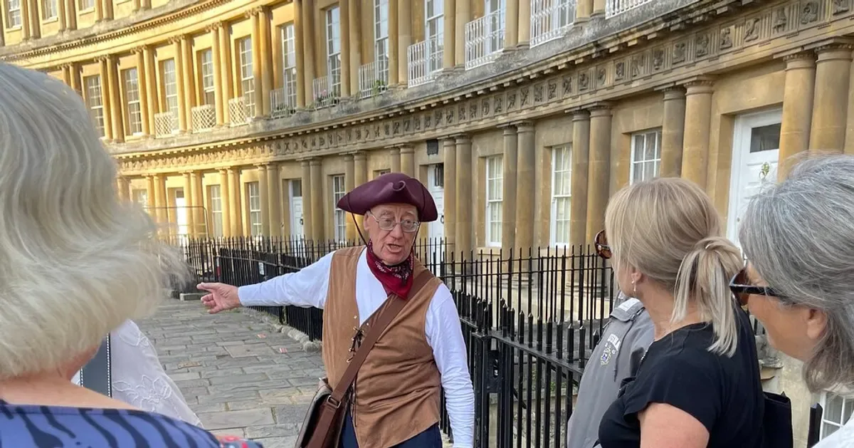 A Georgian Walking Tour at Meet Outside Bath Abbey Main Door