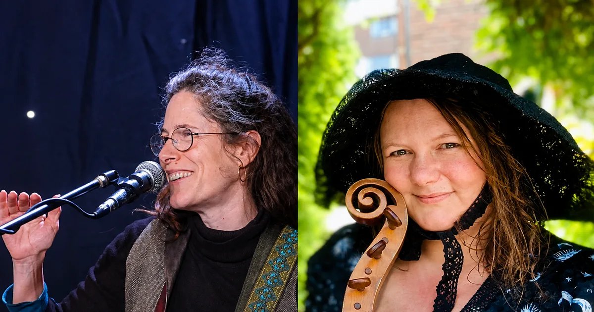 Dora Darling and Jenny Bliss at The Grapes