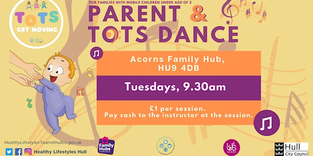 Parent and Tots Dance (Acorns Family Hub) at The Acorns Family Hub
